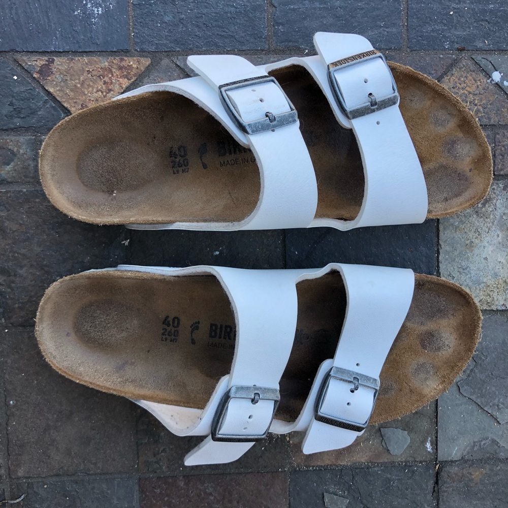 White Birkenstocks